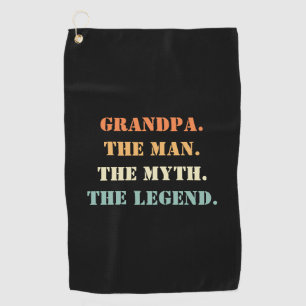 Opa Der Mann Der Mythos Die Legende Vatertag Golfhandtuch