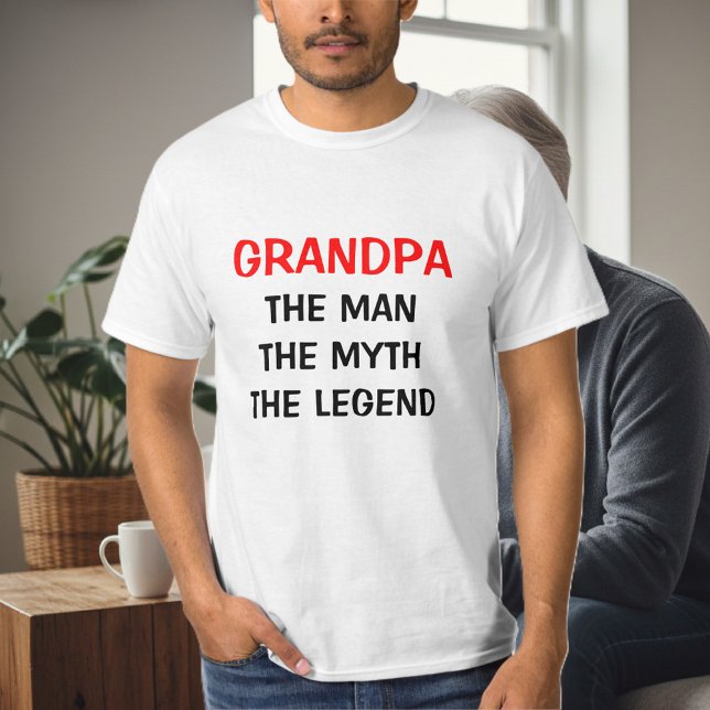 Opa der Mann Mythos-Legende T-Shirt (grandpa t shirt)