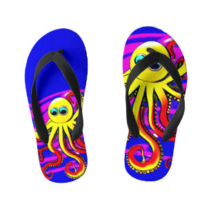 Opa der Oktopus-Designer Kinderbadesandalen