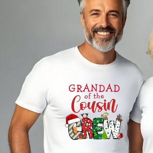 Opa des Cousin-Crew-Weihnachts-Doodles T-Shirt