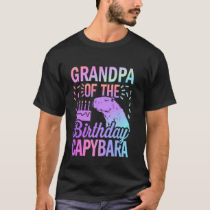 Opa des Geburtstags-Capybara-Mädchen-Jungen-Bday-K T-Shirt