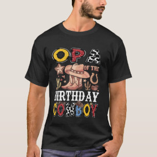 Opa des Geburtstags-Cowboys Western Rodeo Opa T-Shirt