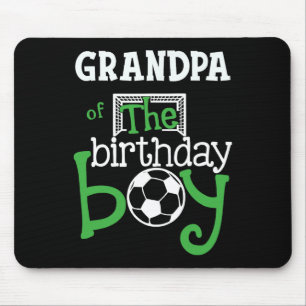 Opa des Geburtstags-Soccer-Spielers passend Mousepad