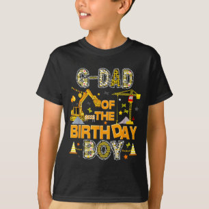 Opa des Geburtstagsjungen Bauarbeiter T-Shirt
