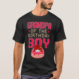 Opa des Geburtstagsjungen Gamepad Matching Famil T-Shirt