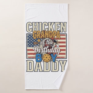 Opa des Geburtstagsjungen-Keks-Milch-Shirt Desi Badehandtuch