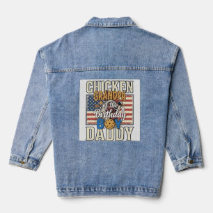 Opa des Geburtstagsjungen-Keks-Milch-Shirt Desi Jeansjacke