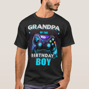 Opa des Geburtstagsjungen passendes Video-Gamer T-Shirt