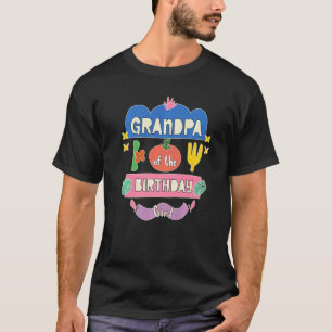 Opa des Geburtstagsmädchens Garten Thema passend T-Shirt