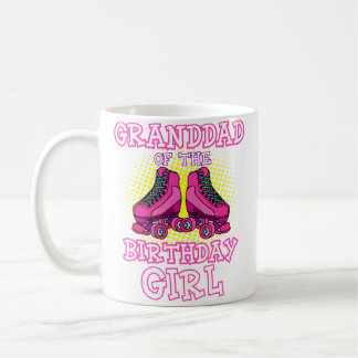 Opa des Geburtstagsmädchens Rollschuhe Geburtstag Kaffeetasse