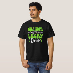 Opa des Glückspilzes erster Geburtstag St. Patrick T-Shirt