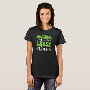 Opa des Glückspilzes erster Geburtstag St. Patrick T-Shirt