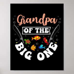 Opa des großen Fang Geburtstagsfeier Bday Poster