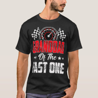 Opa des schnellen Geburtstag 1. Rennauto T-Shirt