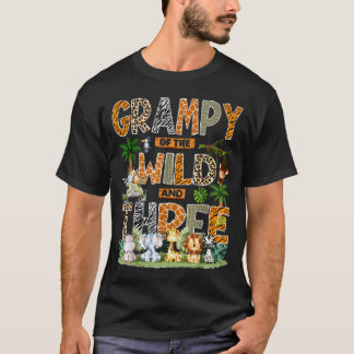 Opa des Wilden & Three Zoo 3. Geburtstag Sa T-Shirt