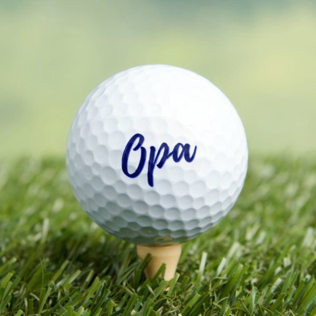 Opa - Deutsche Opa Golf Balls Golfball (Insitu T-Shirt)