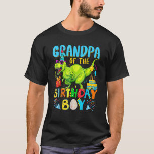 Opa Dinosaurier Rawr of the Birthday Boy Family m T-Shirt