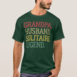 Opa Ehemann Solitaire Legende Vintage Solitaire T-Shirt