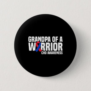 Opa eines Kriegers - Kind des angeborenen Herzens Button