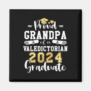 Opa eines Valedictorian Cl 2024 Abschluss Magnet
