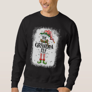Opa Elf Group Xmas Party Papa Pop Pop Männer Mann Sweatshirt