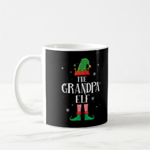 Opa Elf Matching Family Group Weihnachts-Party Kaffeetasse