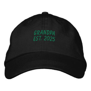Opa Est. 2025 bestickte Baseballkappe