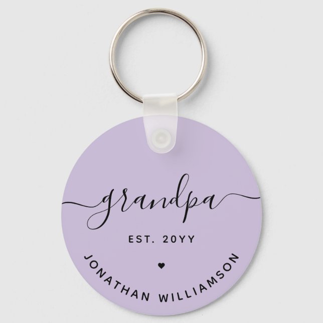 Opa Est Custom New Opa Geschenke Schlüsselanhänger (Vorderseite)