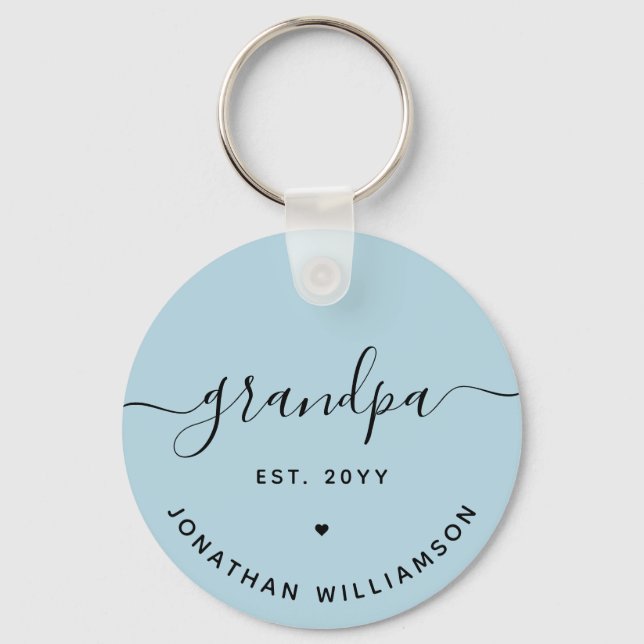 Opa Est Custom New Opa Geschenke Schlüsselanhänger (Vorderseite)