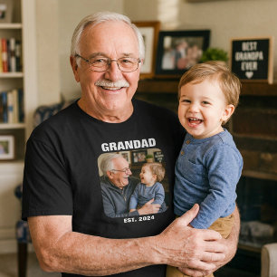Opa Est Foto-Geschenk für Opa T-Shirt