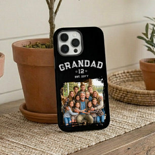 Opa EST Jahr Foto Varsity Total Enkel Legacy iPhone 16 Pro Max Hülle
