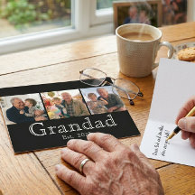 Opa Est. Minimal Weiß Fett Text 3 Foto