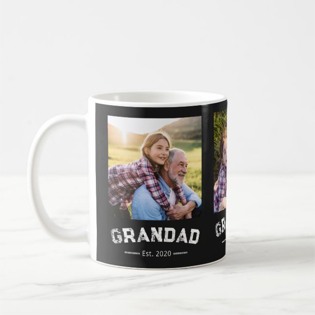 Opa Established Bold Schwarz 3 Foto Kaffeetasse (Links)