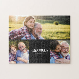 Opa Established Bold Schwarz 3 Foto Puzzle
