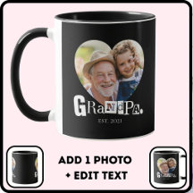 Opa Established Foto-Geschenk für Großvater
