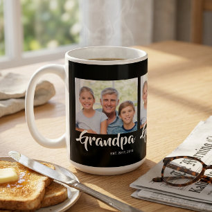 Opa Established Schrift Black 3 Foto Kaffeetasse