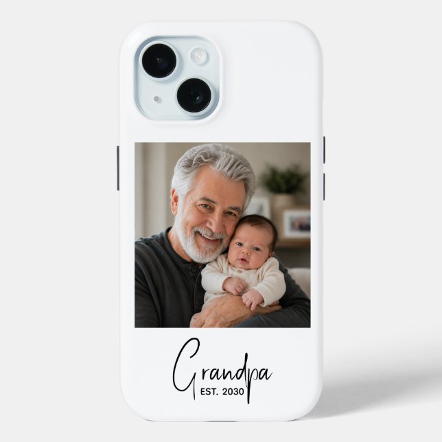 Opa Established Schrift Foto  Case-Mate iPhone Hülle (Rückseite)