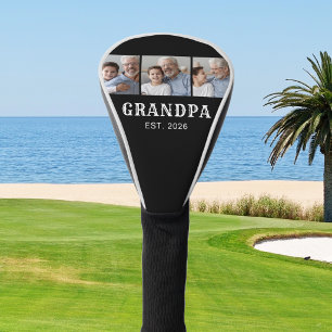 Opa Established Typography Black 3 Foto Golf Headcover