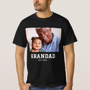 Opa etablierte fett Foto T-Shirt