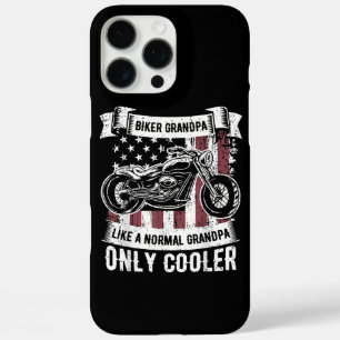 Opa fährt Motorrad Motorradliebhaber R iPhone 16 Pro Max Hülle