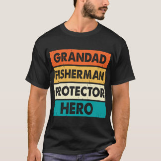Opa Fischer Beschützer Held T-Shirt