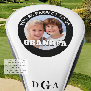 Opa Foto-Monogramm DU BIST UNS VOLLKOMMEN Golf Headcover