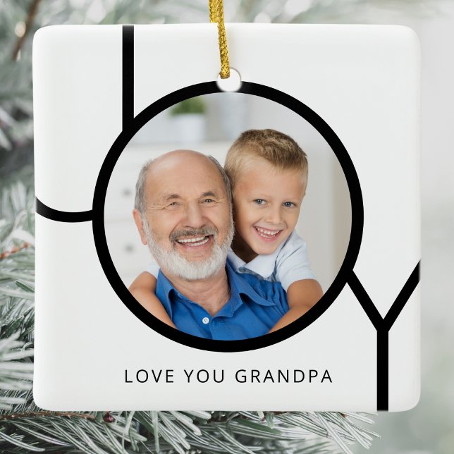 Opa Foto Weihnachten Keramikornament (Von Creator hochgeladen)