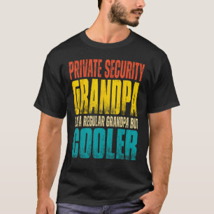 Opa für die private Sicherheit von Mens wie ein no T-Shirt