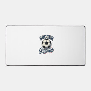 Opa Fußball Vintage Gravur Shirt Design_1 Schreibtischunterlage