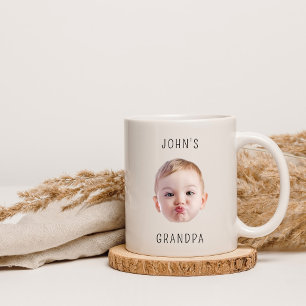 Opa Geburtstag, Baby Face Dady Geschenk, Custom Fa Tasse
