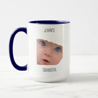Opa Geburtstag, Babygesicht Daddy-Geschenk, Benutz Tasse