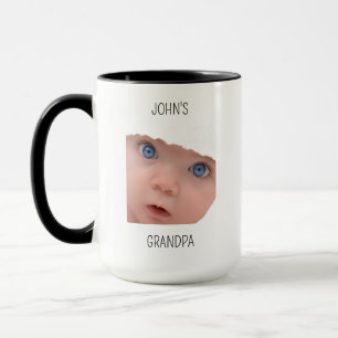 Opa Geburtstag, Babygesicht Daddy-Geschenk, Benutz Tasse