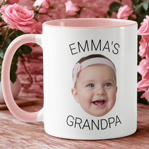 Opa Geburtstags-Babys Gesicht Benutzerdefinierter Tasse