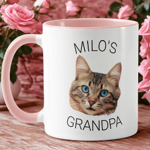 Opa Geburtstags-Tasse mit individuellem Katzen-Ges Tasse